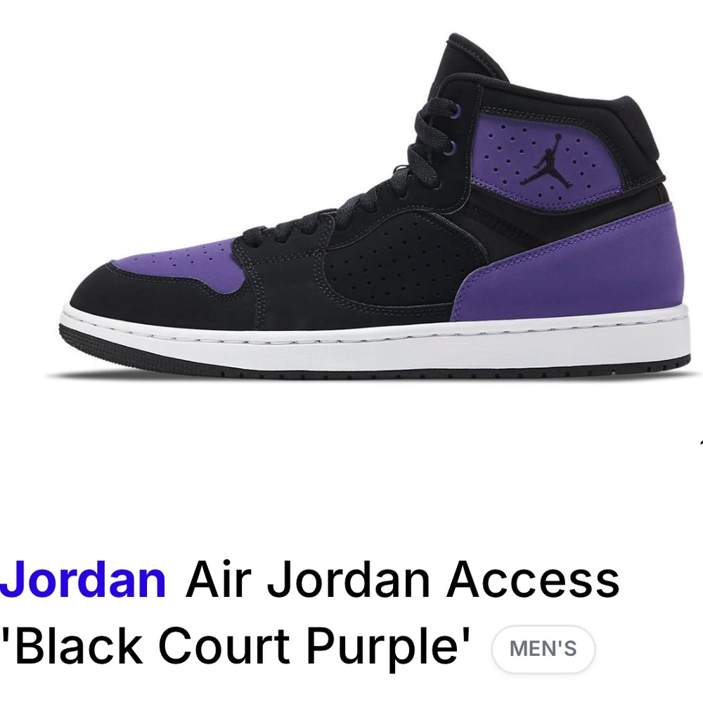 Jordan Air Jordan Access Black Court Purple